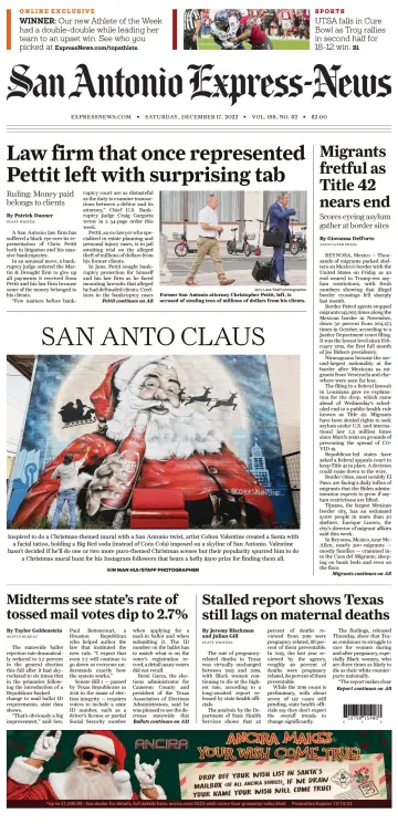 San Antonio Express-News - 17 дек. 2022