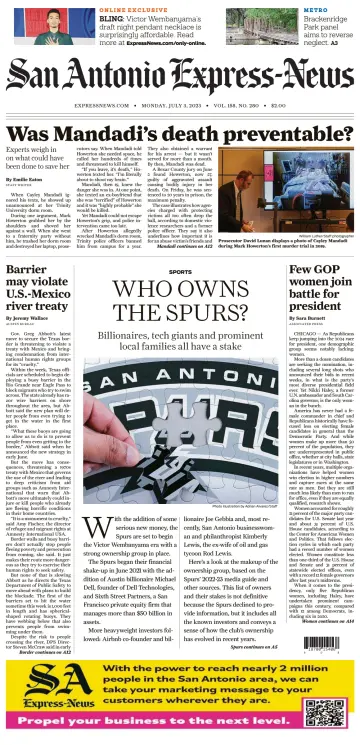 San Antonio Express-News - 03 июл. 2023