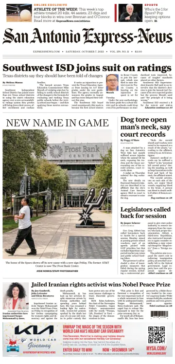 San Antonio Express-News - 7 Oct 2023