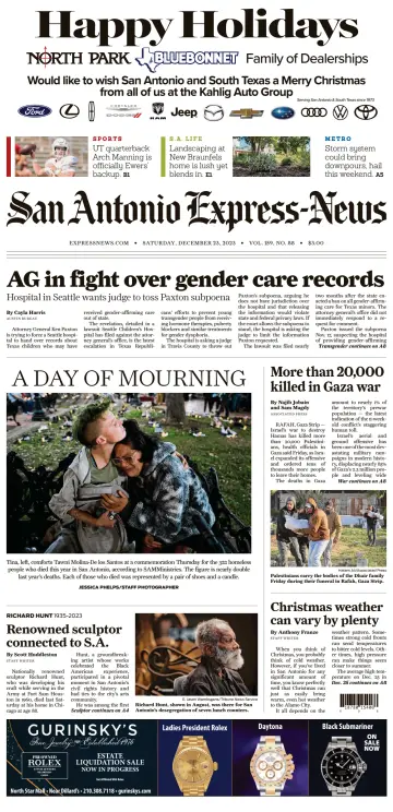 San Antonio Express-News - 23 дек. 2023