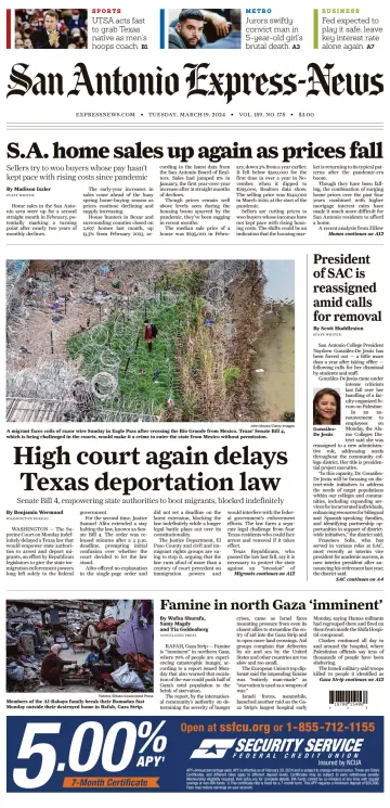 San Antonio Express-News - 19 мар. 2024