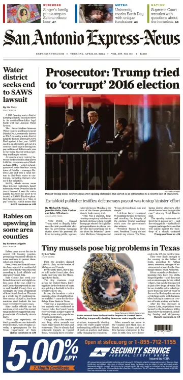 San Antonio Express-News - 23 4月 2024