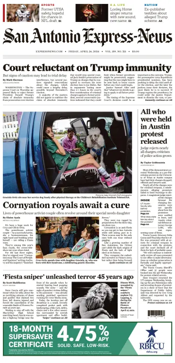 San Antonio Express-News - 26 四月 2024