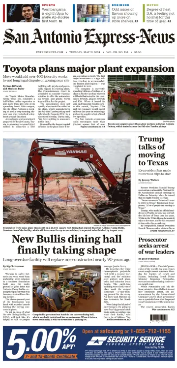 San Antonio Express-News - 21 май 2024