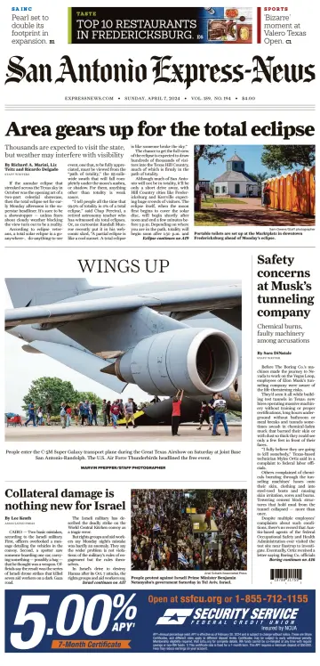 San Antonio Express-News (Sunday) - 07 四月 2024