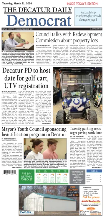 The Decatur Daily Democrat - 21 Mar 2024