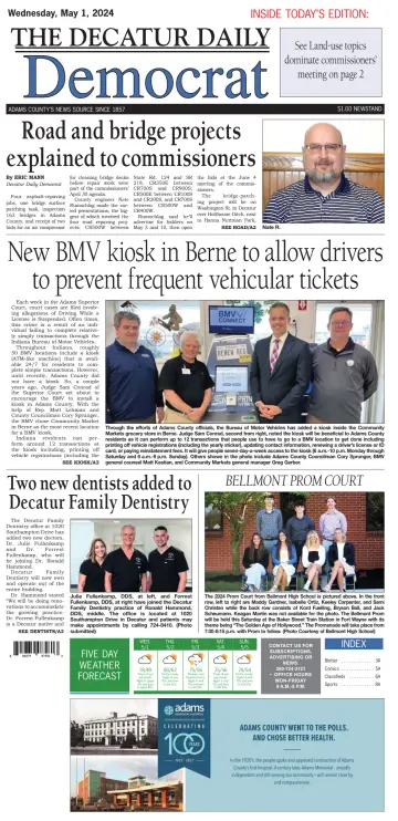 The Decatur Daily Democrat - 01 5월 2024