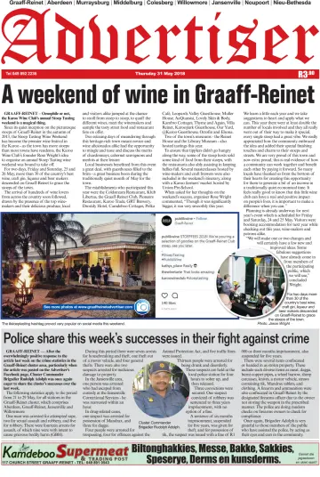 Graaff-Reinet Advertiser - 31 May 2018