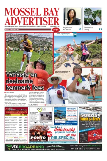 Mossel Bay Advertiser - 12 Oct 2018