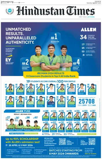 Hindustan Times (Pune) - 27 abril 2024