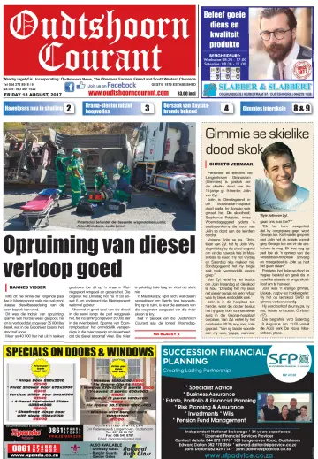 Oudtshoorn Courant - 18 Aug 2017