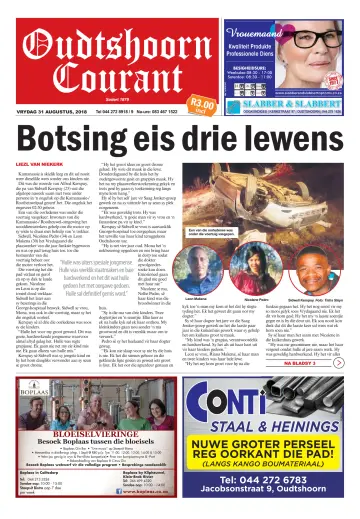 Oudtshoorn Courant - 31 Aug 2018