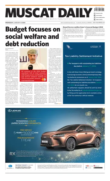 Muscat Daily - 3 Jan 2024