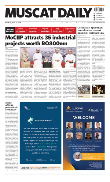 Muscat Daily - 22 abr. 2024