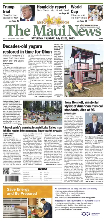 The Maui News - Weekender - 22 Jul 2023