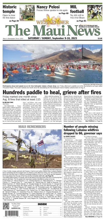 The Maui News - Weekender - 9 Sep 2023