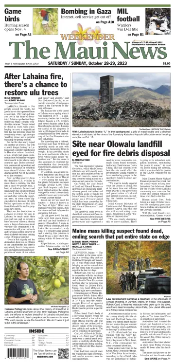 The Maui News - Weekender - 28 Oct 2023