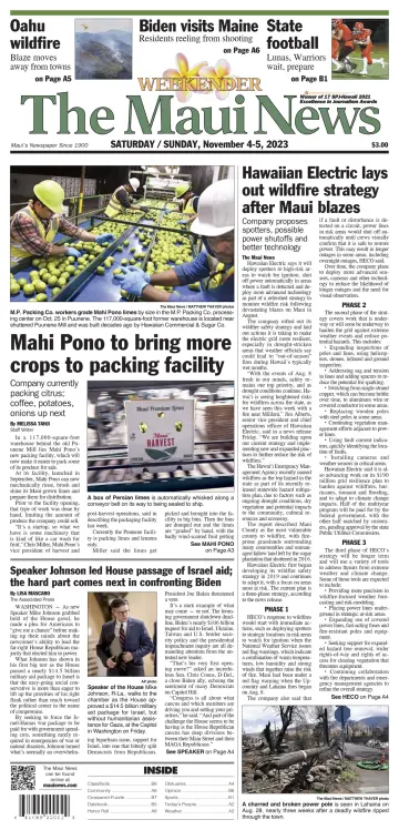 The Maui News - Weekender - 4 Nov 2023
