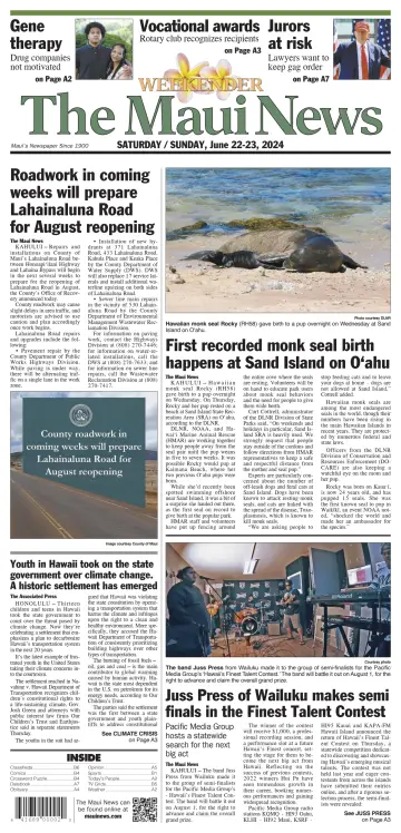 The Maui News - Weekender - 22 六月 2024