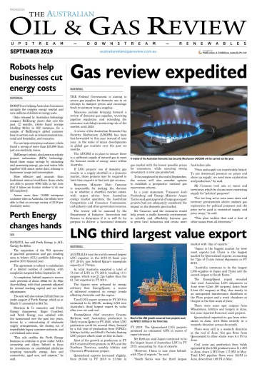 The Australian Oil & Gas Review - 01 9월 2019