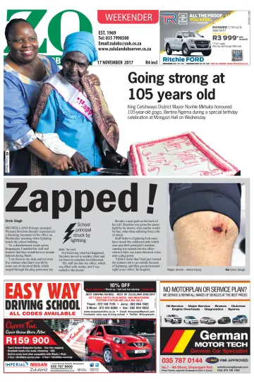 Zululand Observer - Weekender - 17 Nov 2017