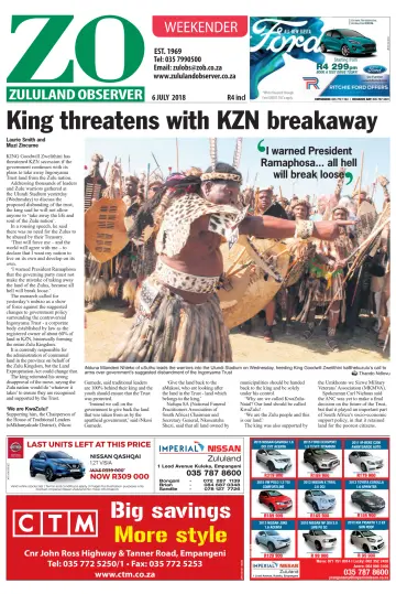 Zululand Observer - Weekender - 6 Jul 2018
