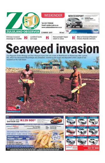 Zululand Observer - Weekender - 22 Mar 2019