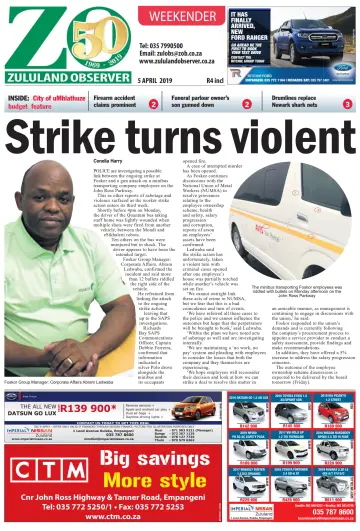 Zululand Observer - Weekender - 5 Apr 2019