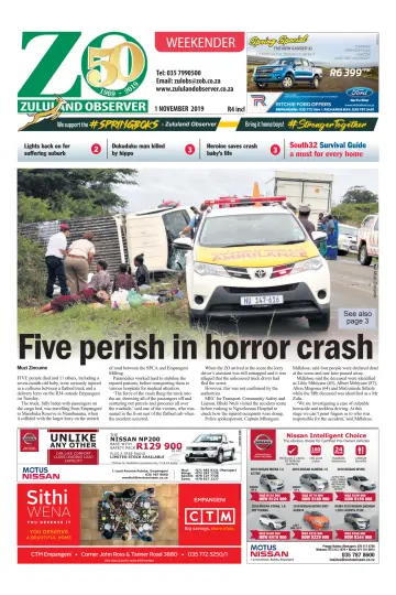 Zululand Observer - Weekender - 1 Nov 2019