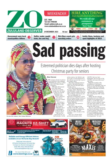 Zululand Observer - Weekender - 29 12月 2023