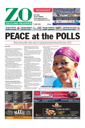 Zululand Observer - Weekender - 31 五月 2024