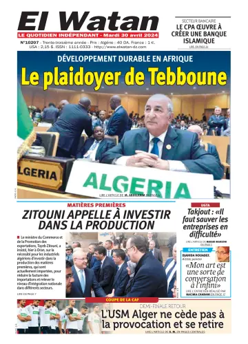 El Watan (Algeria) - 30 abril 2024