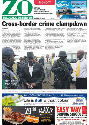 Zululand Observer - Monday - 20 Aug 2018