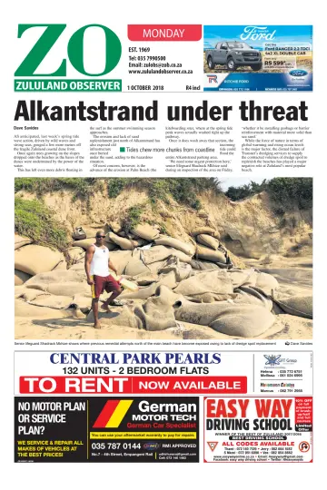 Zululand Observer - Monday - 1 Oct 2018