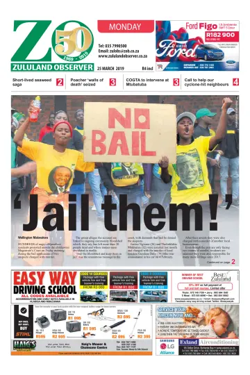 Zululand Observer - Monday - 25 Mar 2019