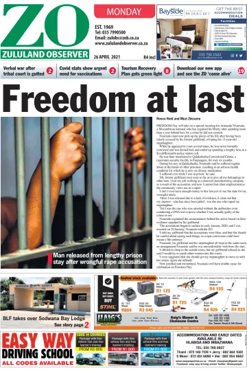 Zululand Observer - Monday - 26 Apr 2021