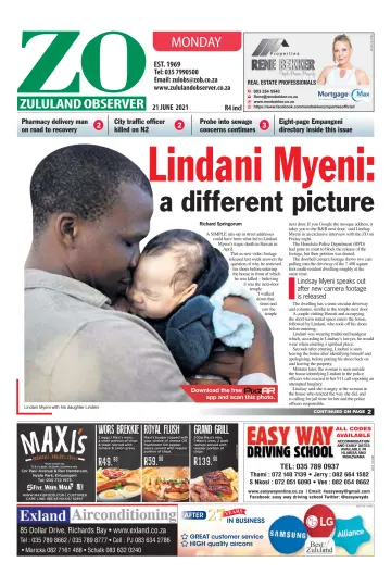 Zululand Observer - Monday - 21 Jun 2021