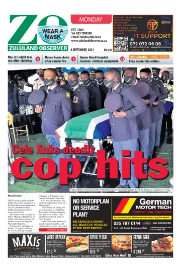 Zululand Observer - Monday - 6 Sep 2021