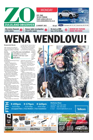 Zululand Observer - Monday - 22 Aug 2022