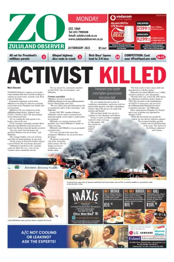 Zululand Observer - Monday - 20 Feb 2023
