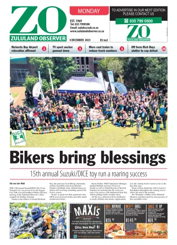 Zululand Observer - Monday - 04 十二月 2023