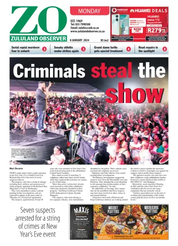 Zululand Observer - Monday - 08 1月 2024