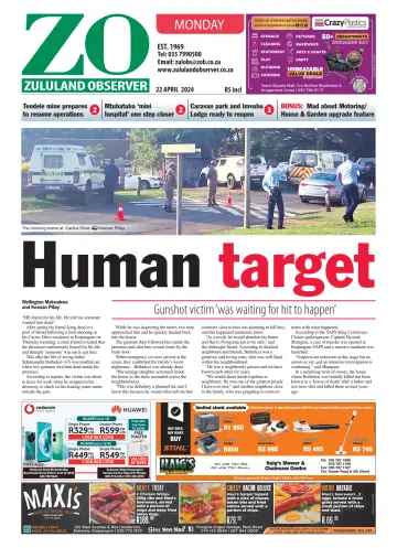 Zululand Observer - Monday - 22 4月 2024
