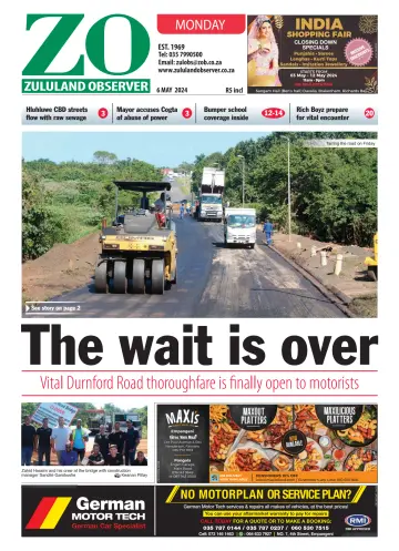 Zululand Observer - Monday - 6 May 2024