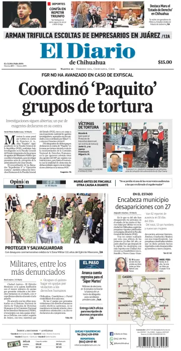El Diario de Chihuahua - 20 Feb 2024