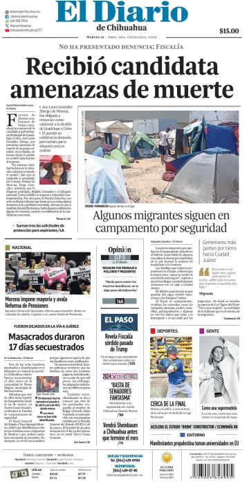 El Diario de Chihuahua - 23 Apr. 2024
