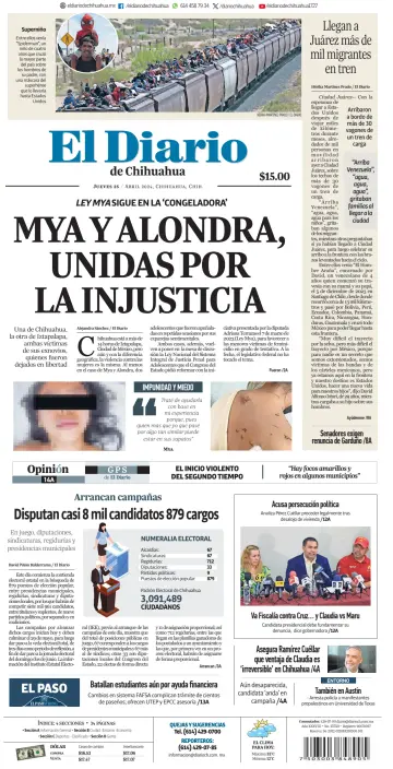 El Diario de Chihuahua - 25 Apr. 2024
