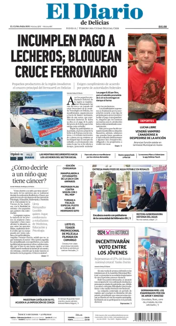 El Diario de Delicias - 15 Feb 2024