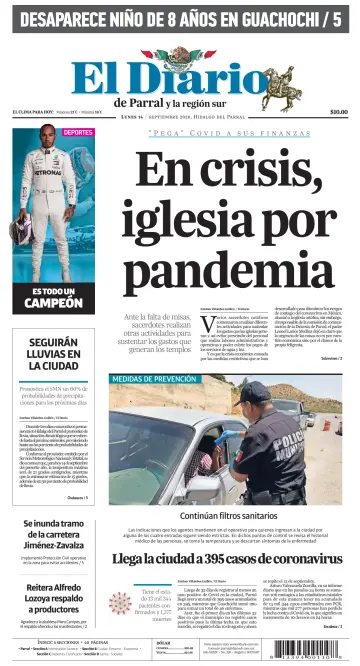 El Diario de Parral - 14 Sep 2020