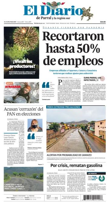 El Diario de Parral - 16 Sep 2020